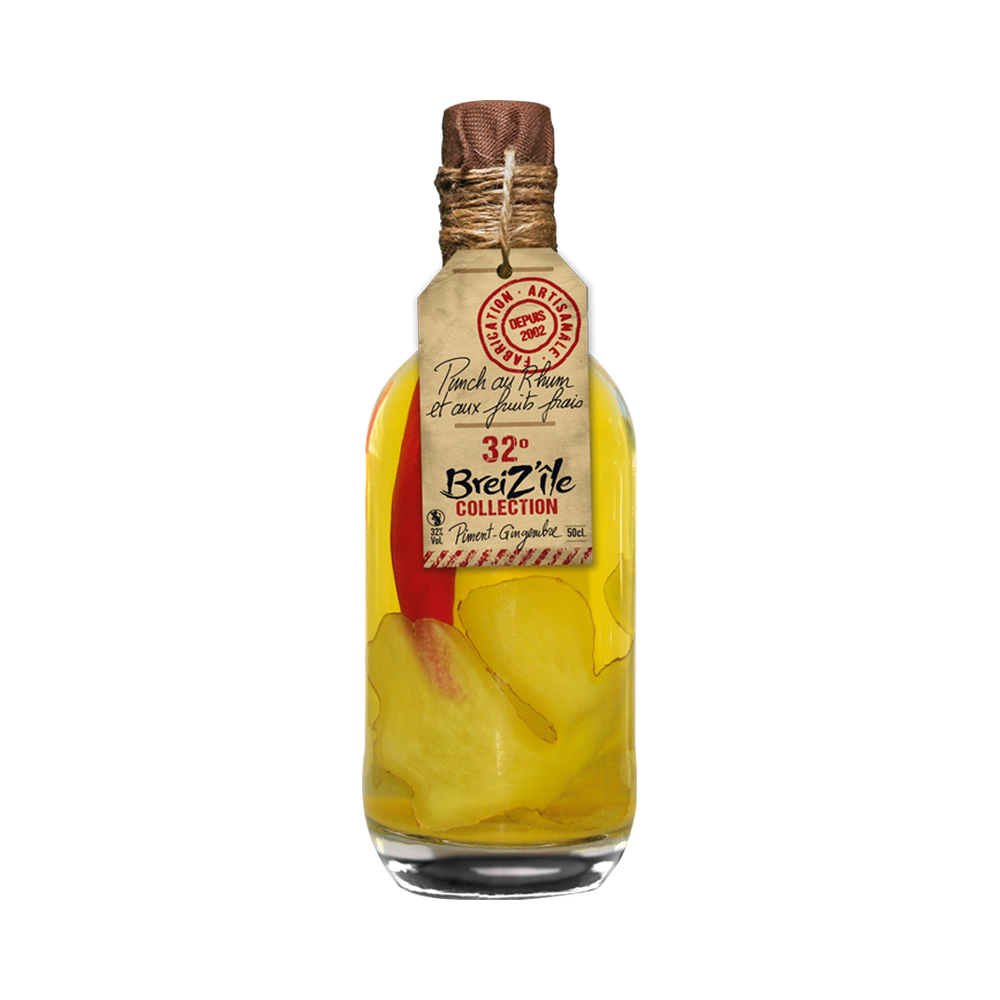 Piment Gingembre 32° – Breiz’île – 50cl
