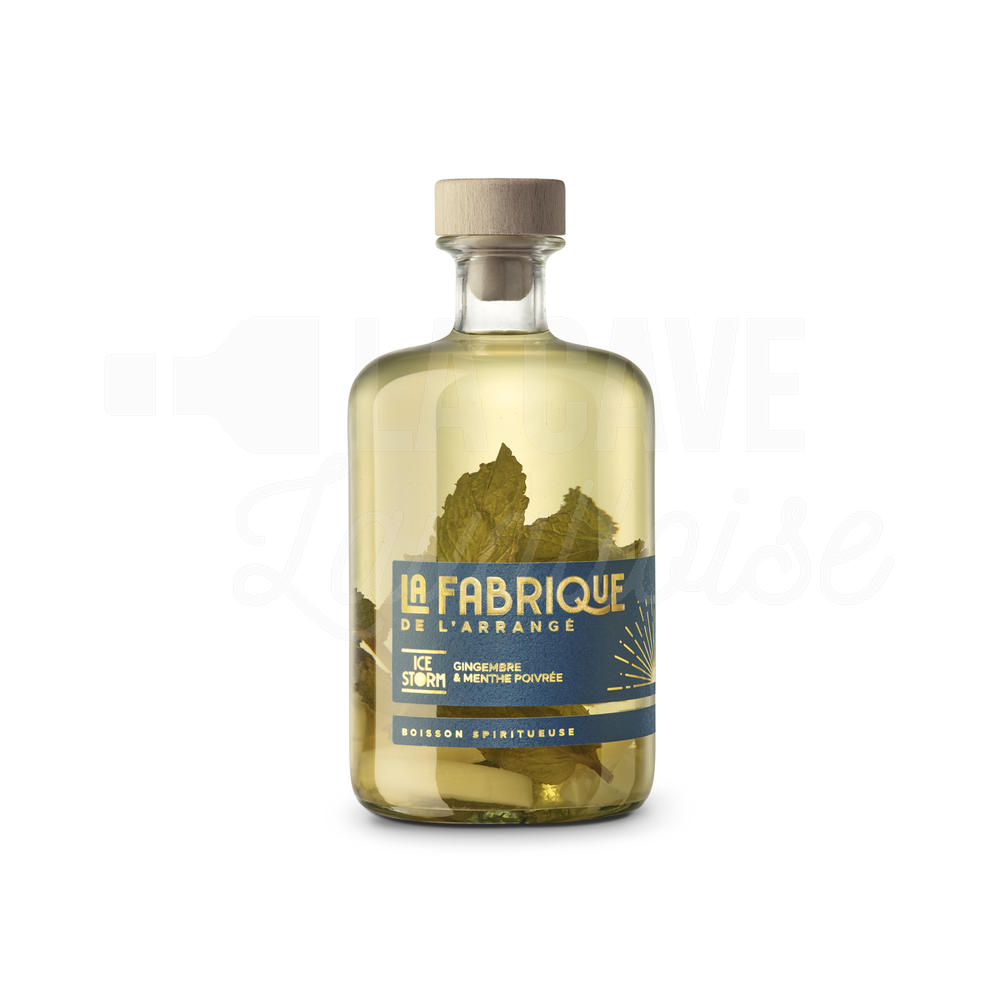 Ice Storm – Gingembre & Menthe Poivrée 31°- La Fabrique de l’Arrangé – 70cl